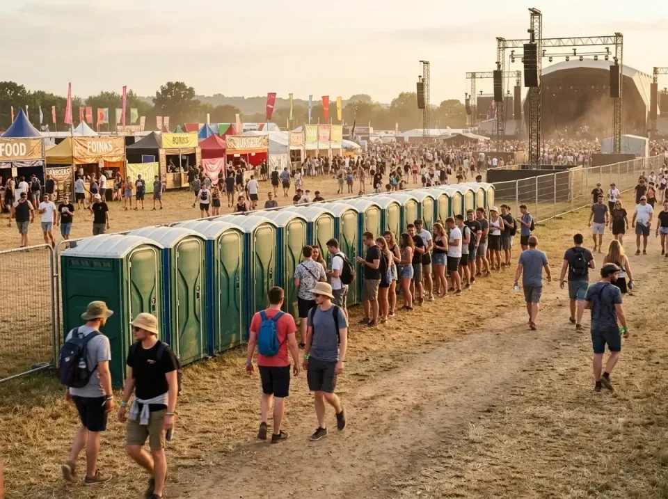 Portable Toilets — Music Festival Portable Toilets — Music Festival